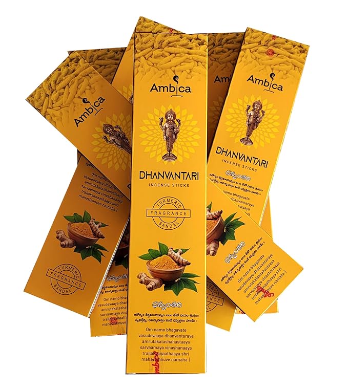 Ambica Dhanvantari Incense sticks by Ambica Agarbathies