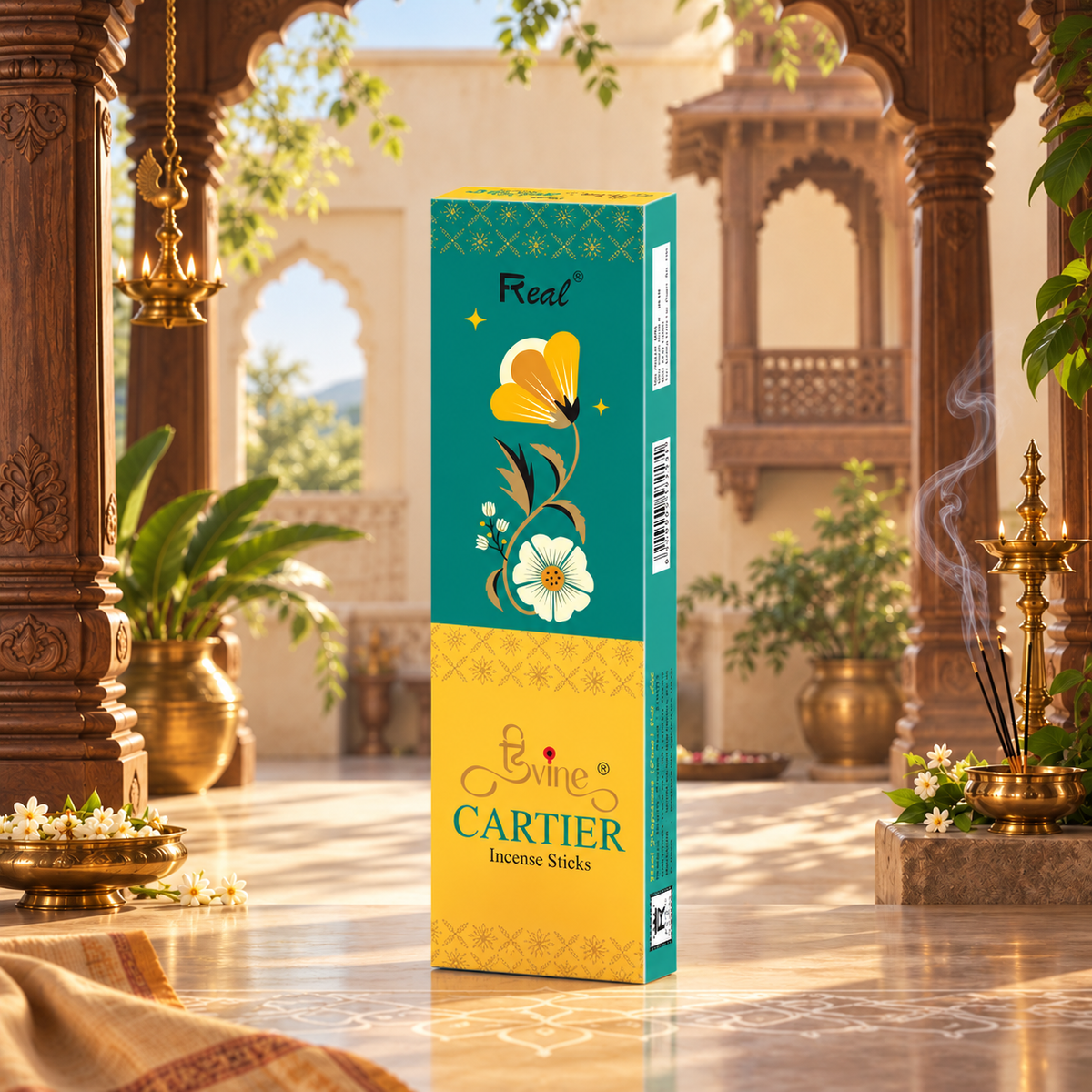 Divine Cartier Premium Incense sticks by Real fragrances