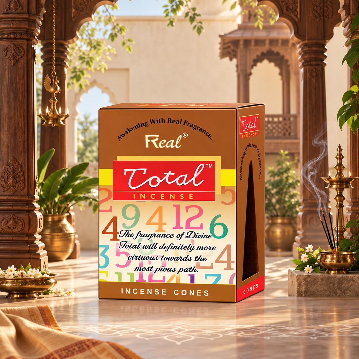 Divine Total Premium Incense cones by Real fragrances