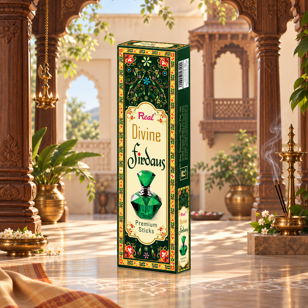 Divine Firdaus Premium Incense sticks by Real fragrances