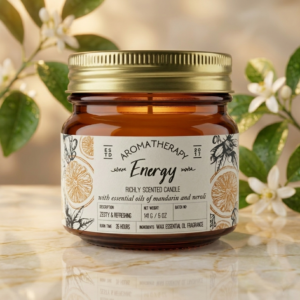 Energy - Aromatherapy Candle Jars from Veda & Co