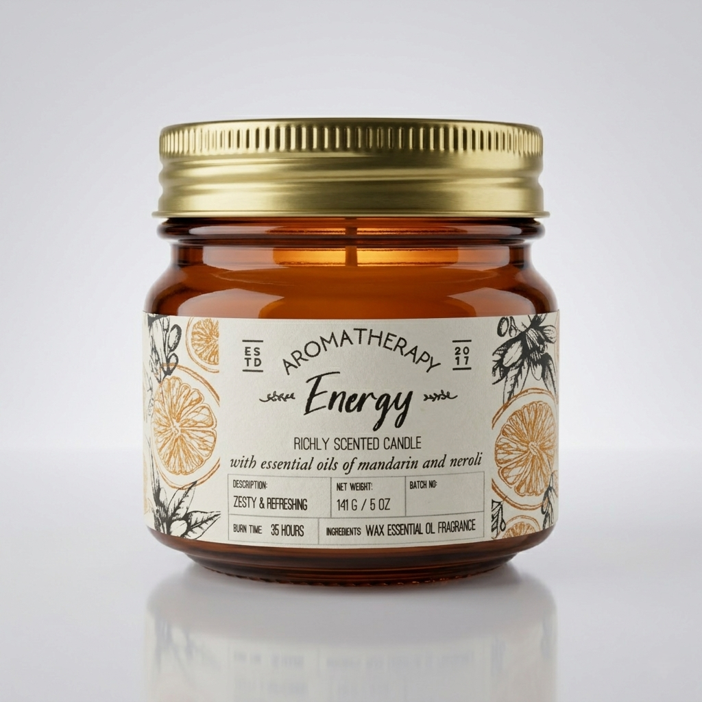 Energy - Aromatherapy Candle Jars from Veda & Co