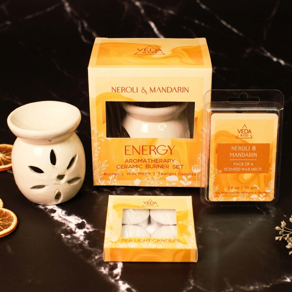 Energy - Aromatherapy ceramic burner set from Veda & Co