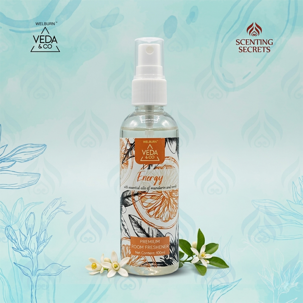 Energy Premium room freshener by Veda & Co