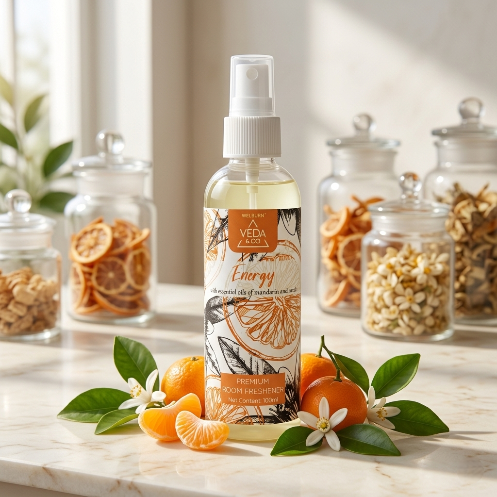 Energy Premium room freshener by Veda & Co
