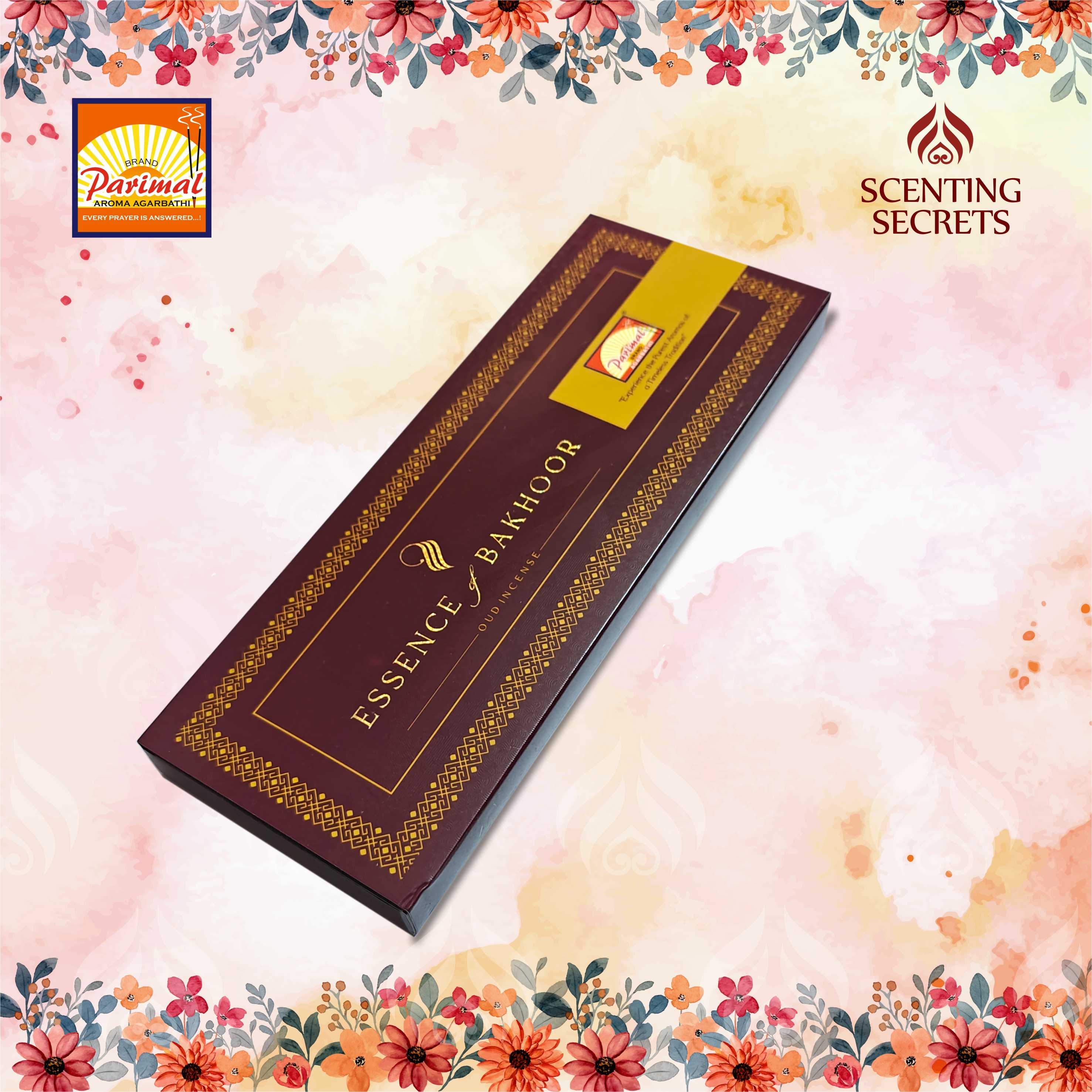 Essence of Bakhoor : बखूर का सार -  Luxury Incense sticks by Parimal Mandir