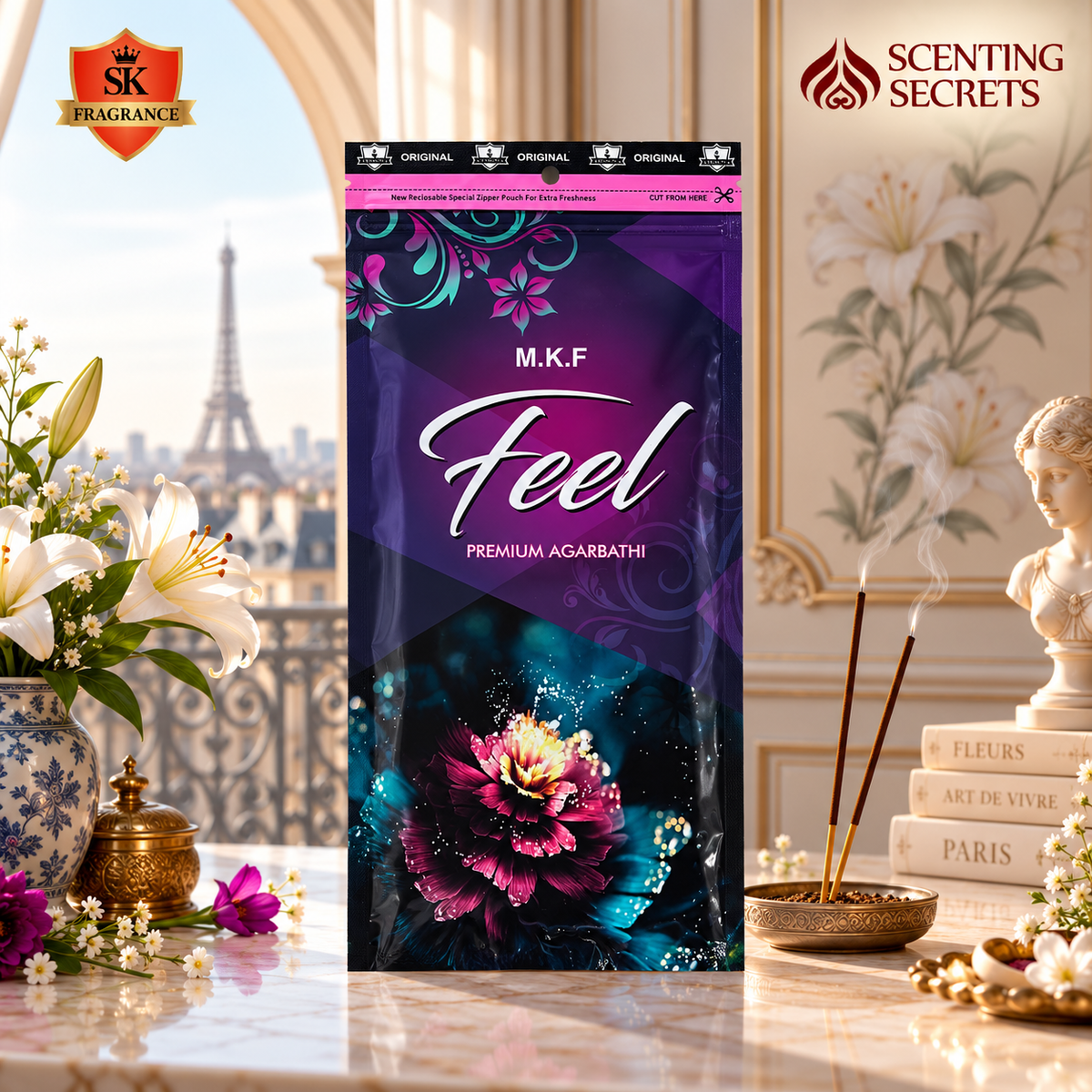 Feel Premium incense sticks by S K fragrance