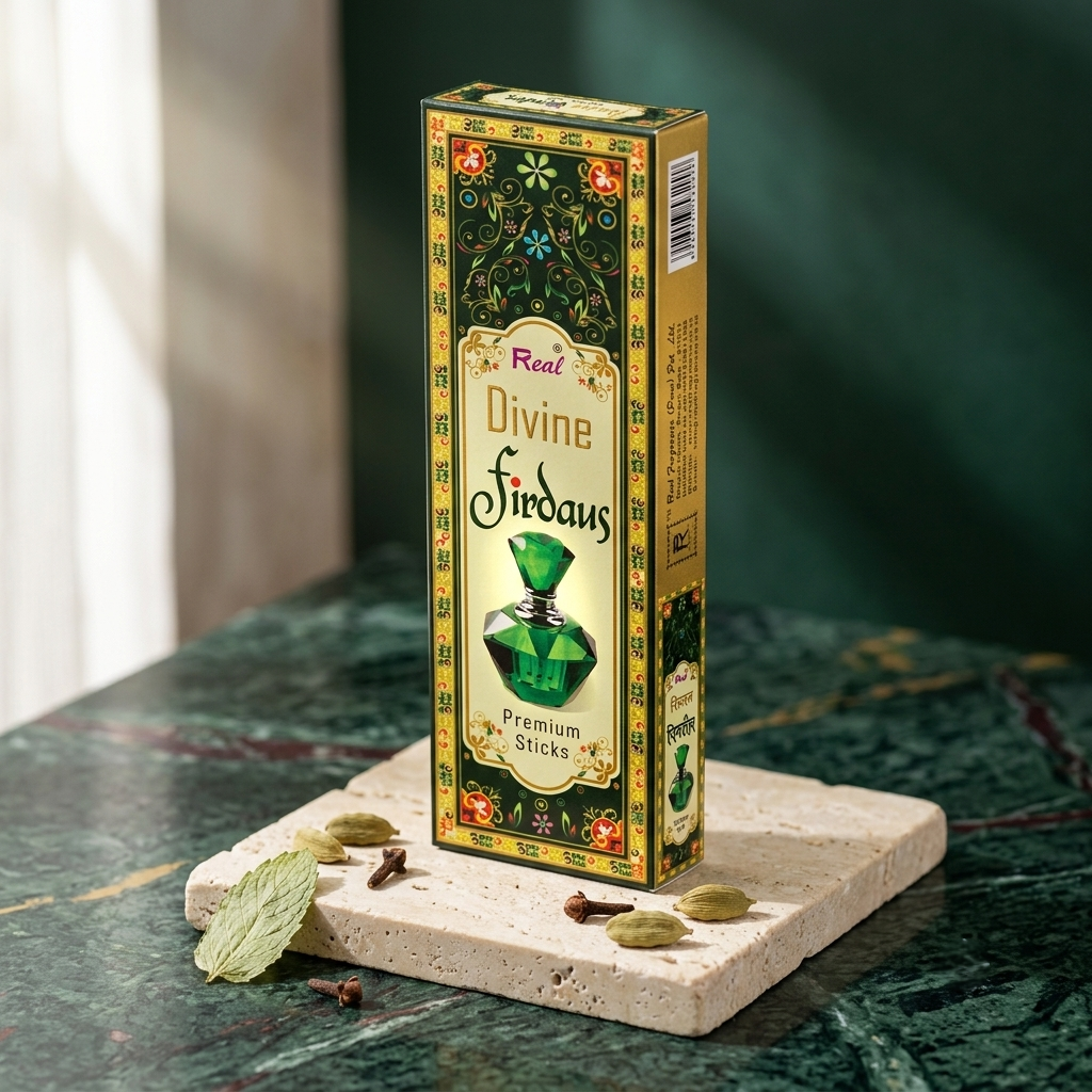 Divine Firdaus Premium Incense sticks by Real fragrances