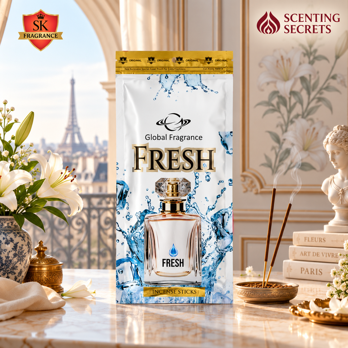 Fresh Premium incense sticks by S K fragrance