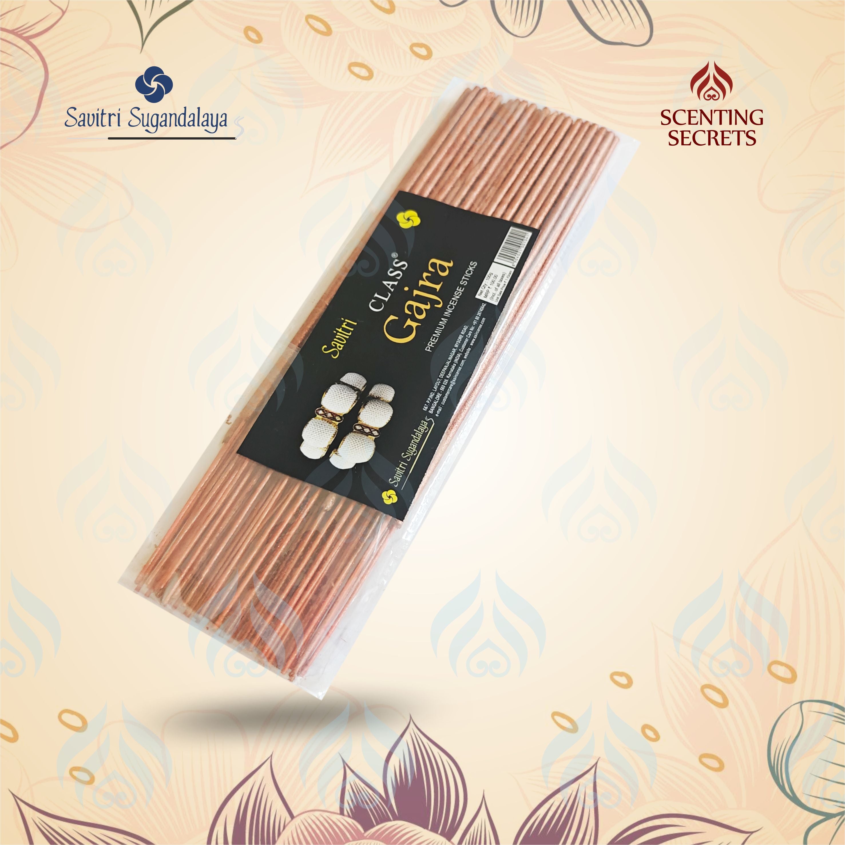 Gajra Incense Sticks | Class Collection | Savitri Sugandalaya