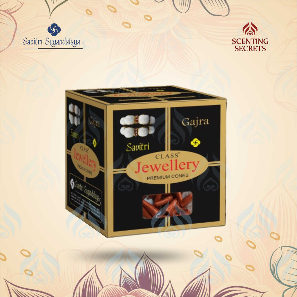 Class Gajra Incense Cones | Jewellery Collection | Savitri Sugandalaya