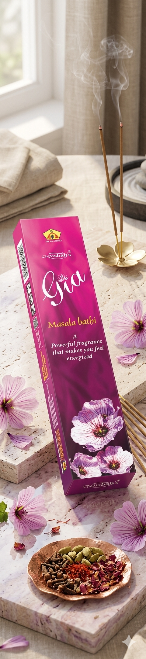 Gia - Extra Long Premium incense sticks by Misbah fragrances
