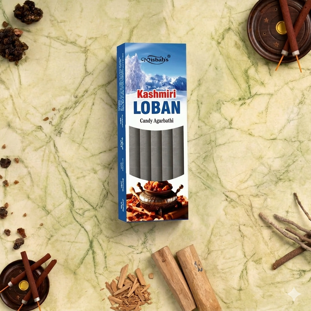 Kashmiri Loban Candy incense dhoop sticks by Misbah fragrances
