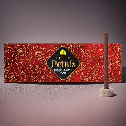 Golden Petals Premium Dhoop sticks by Oriental