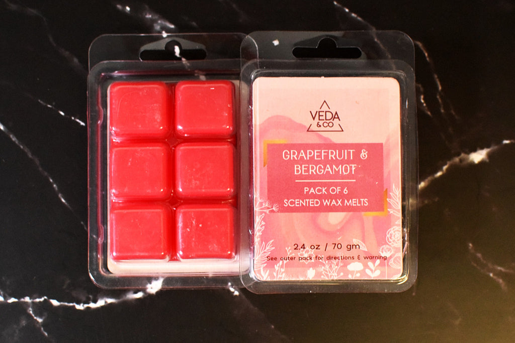 Grapefruit & bergamot - Wax melts set by Veda & Co