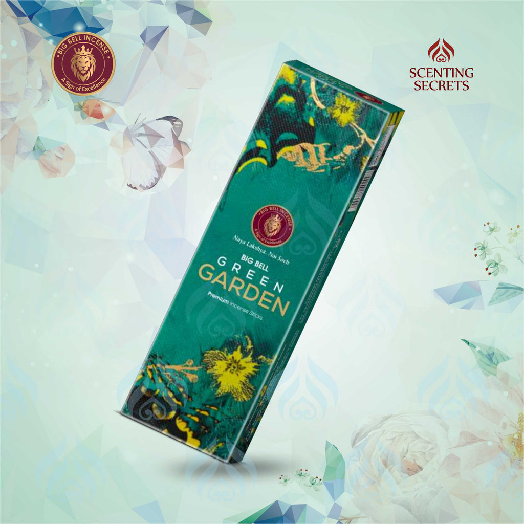 Green Garden Premium Incense Sticks by Big Bell Incense