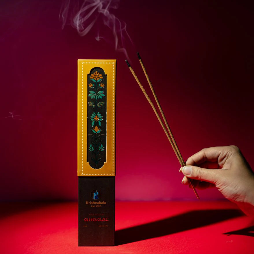Premium Guggal Luxury Incense sticks by KrishnaKala Wellness