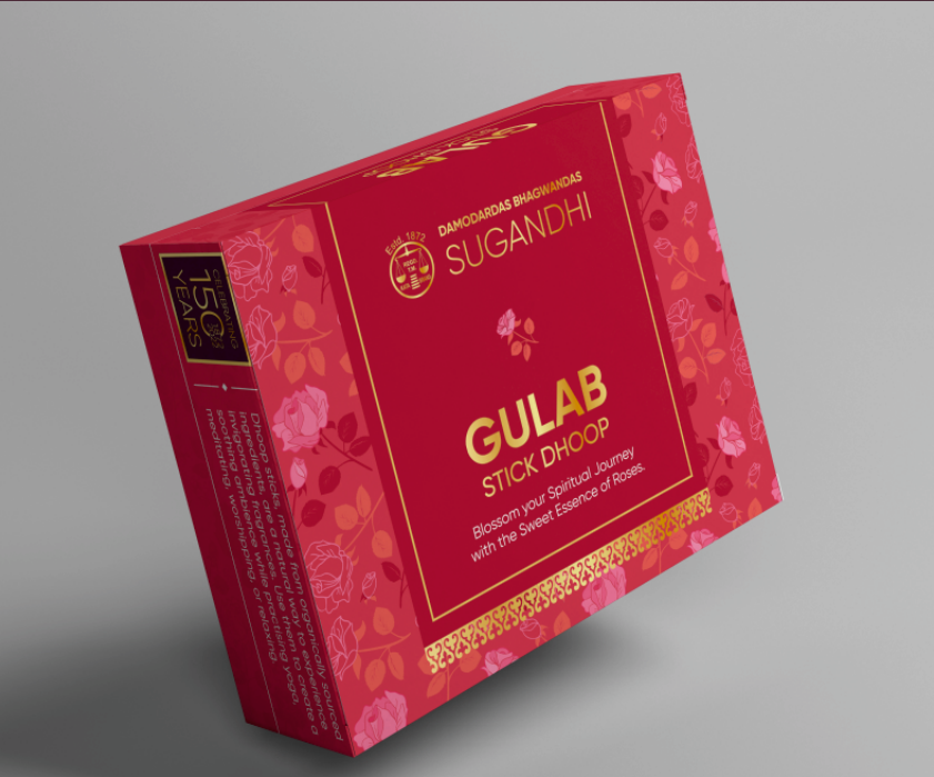 Gulab premium Dhoop sticks by Damodardas Bhagwandas Sugandhi