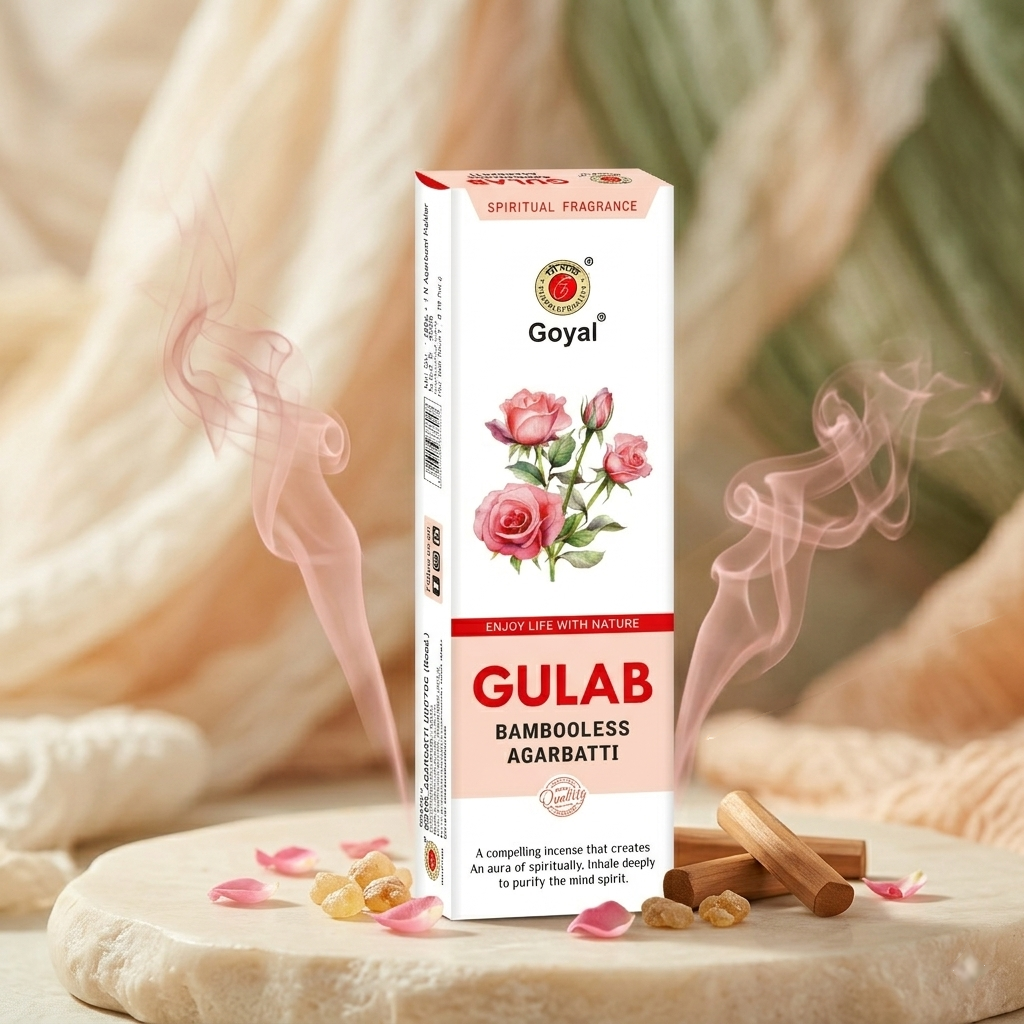 Goyal Agarbatti | Gulab | Bambooless Incense sticks