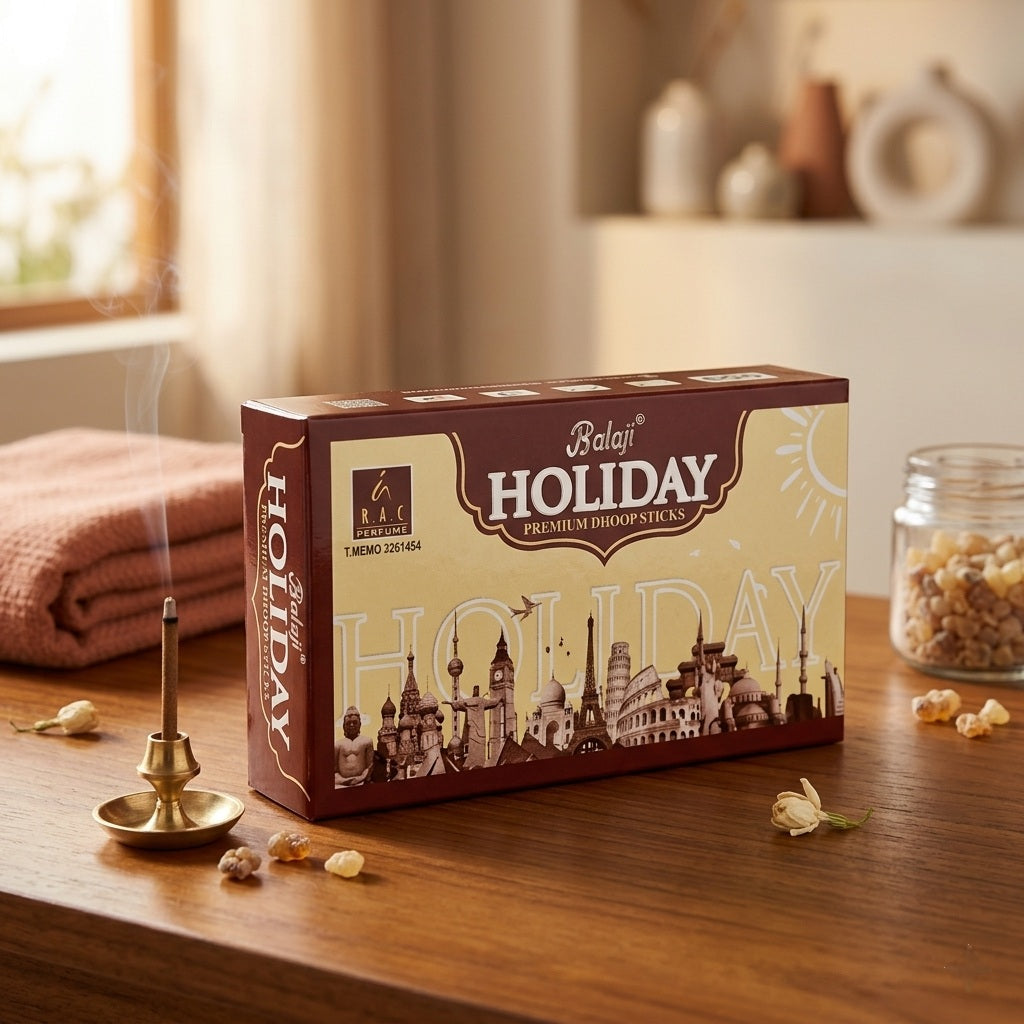 Holiday - Premium wet dhoop by Balaji Agarbatti