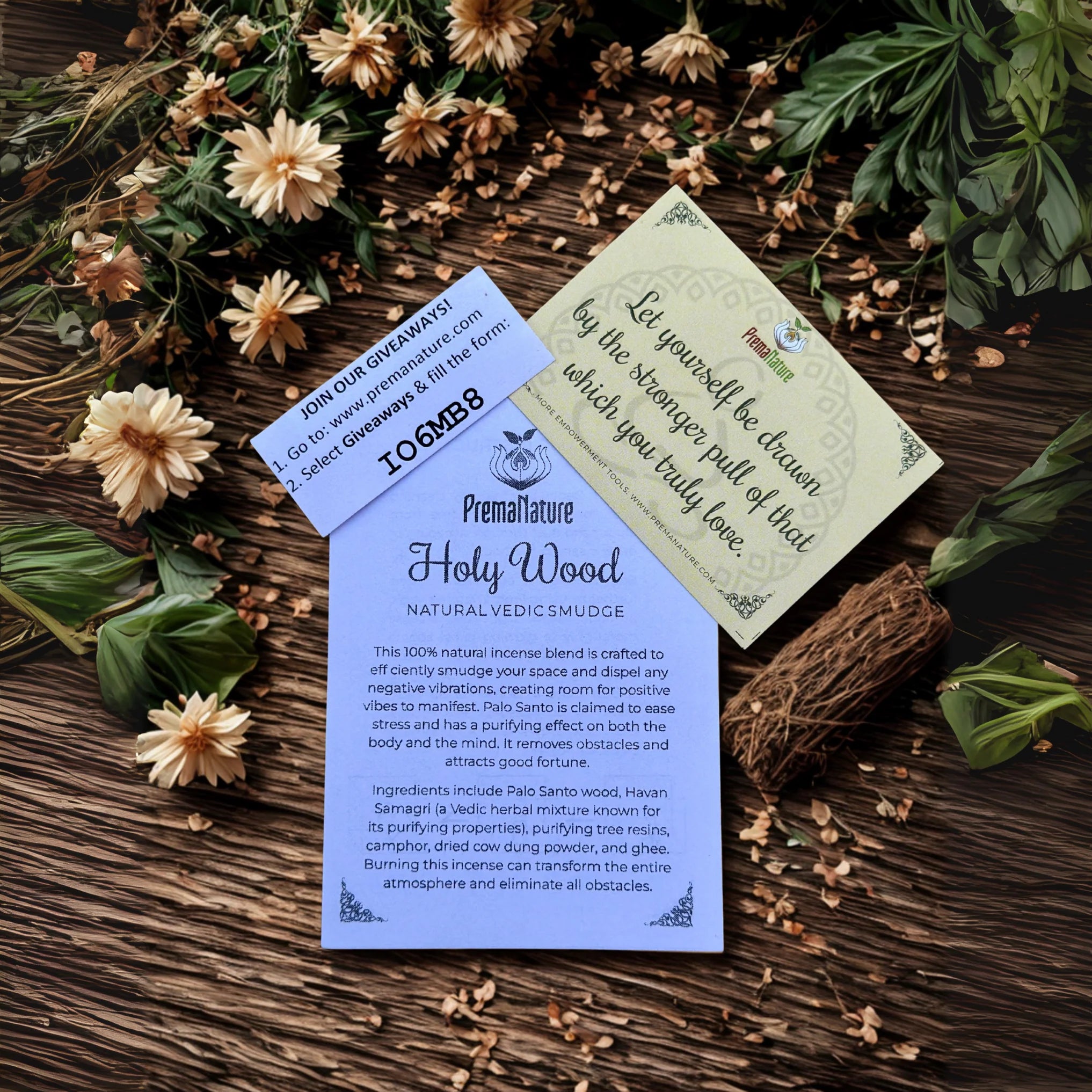 Holy Wood - Dhoop Sticks from PremaNature