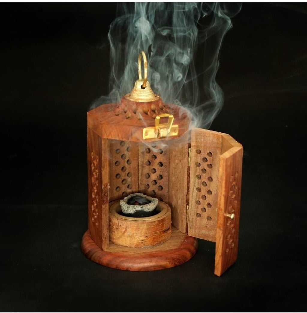 Wooden Dhuna Havan Cup holder