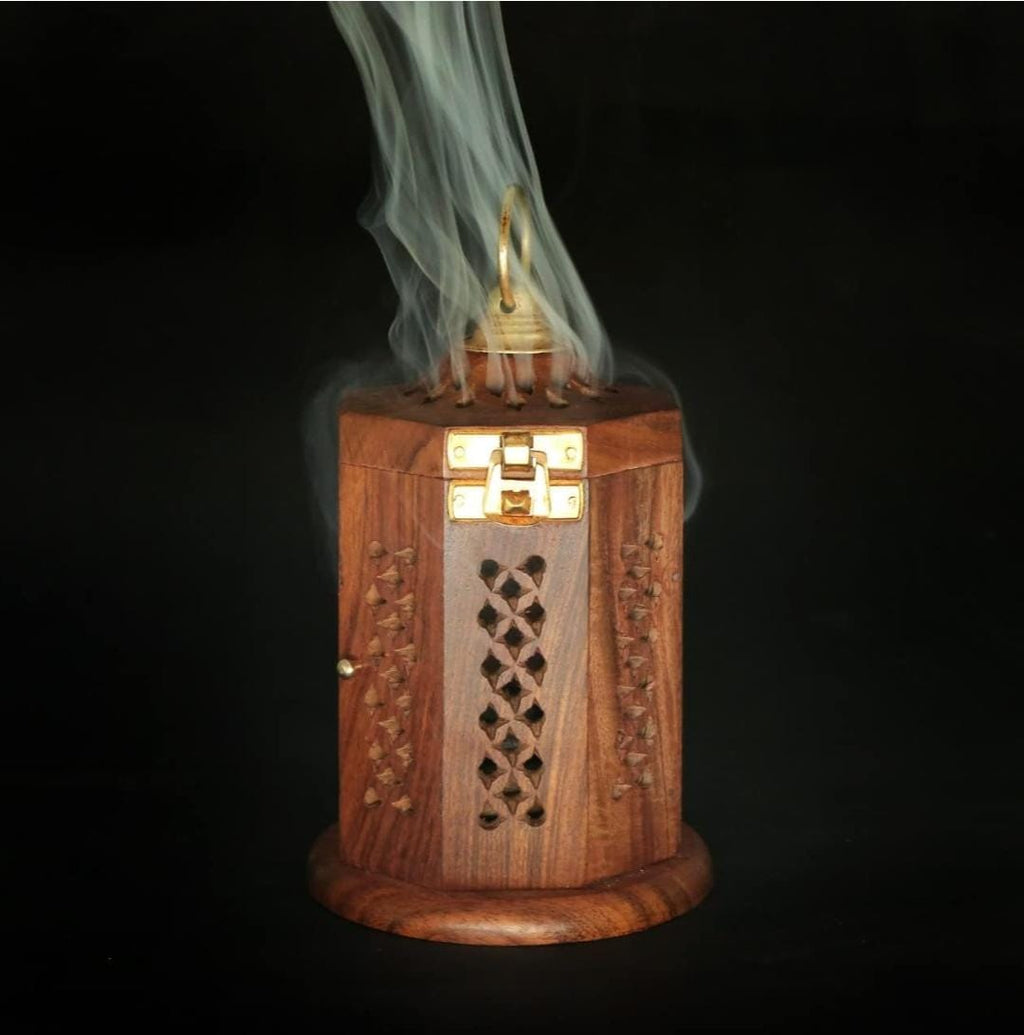 Wooden Dhuna Havan Cup holder