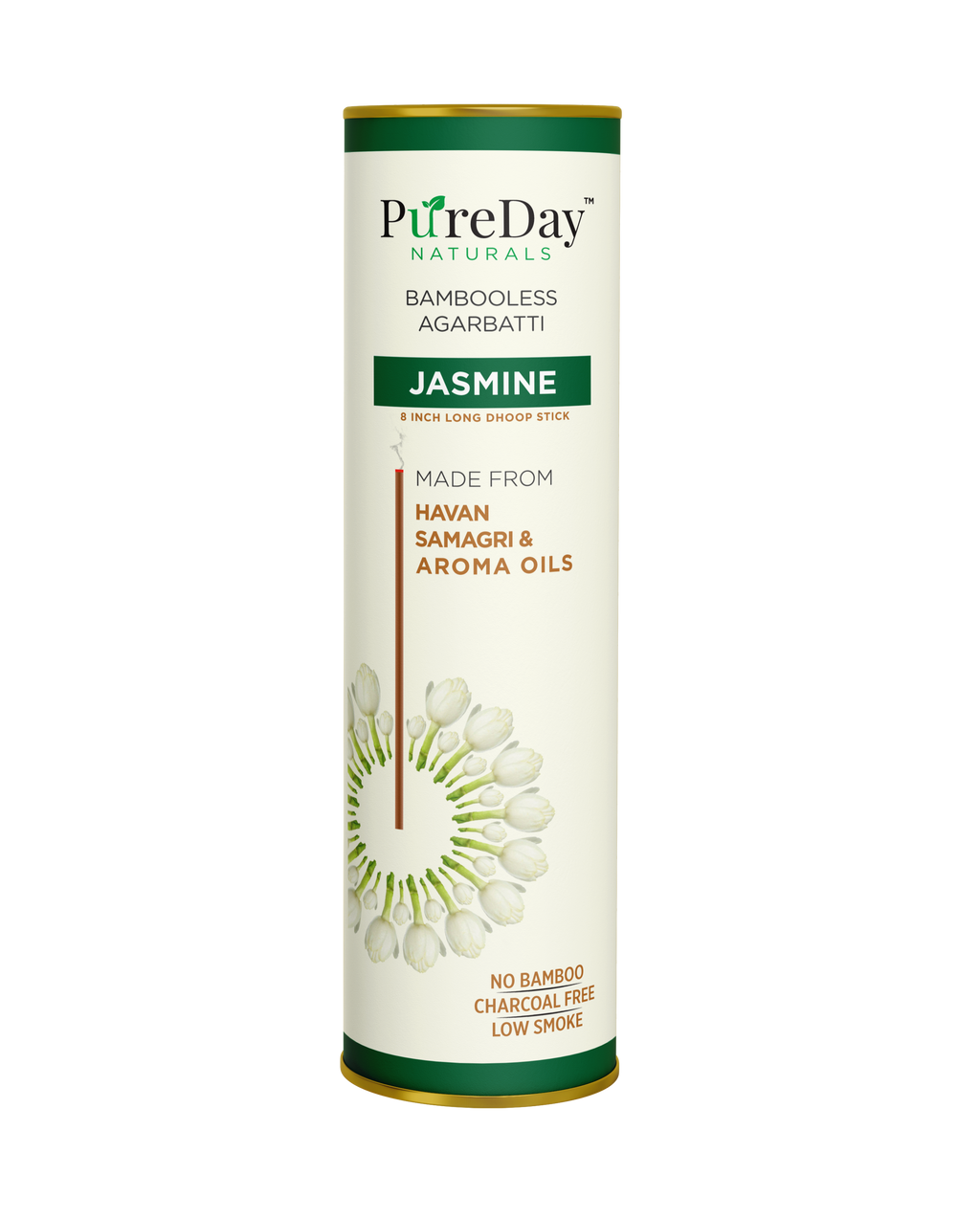 Jasmine - Bambooless Incense Sticks from PureDay