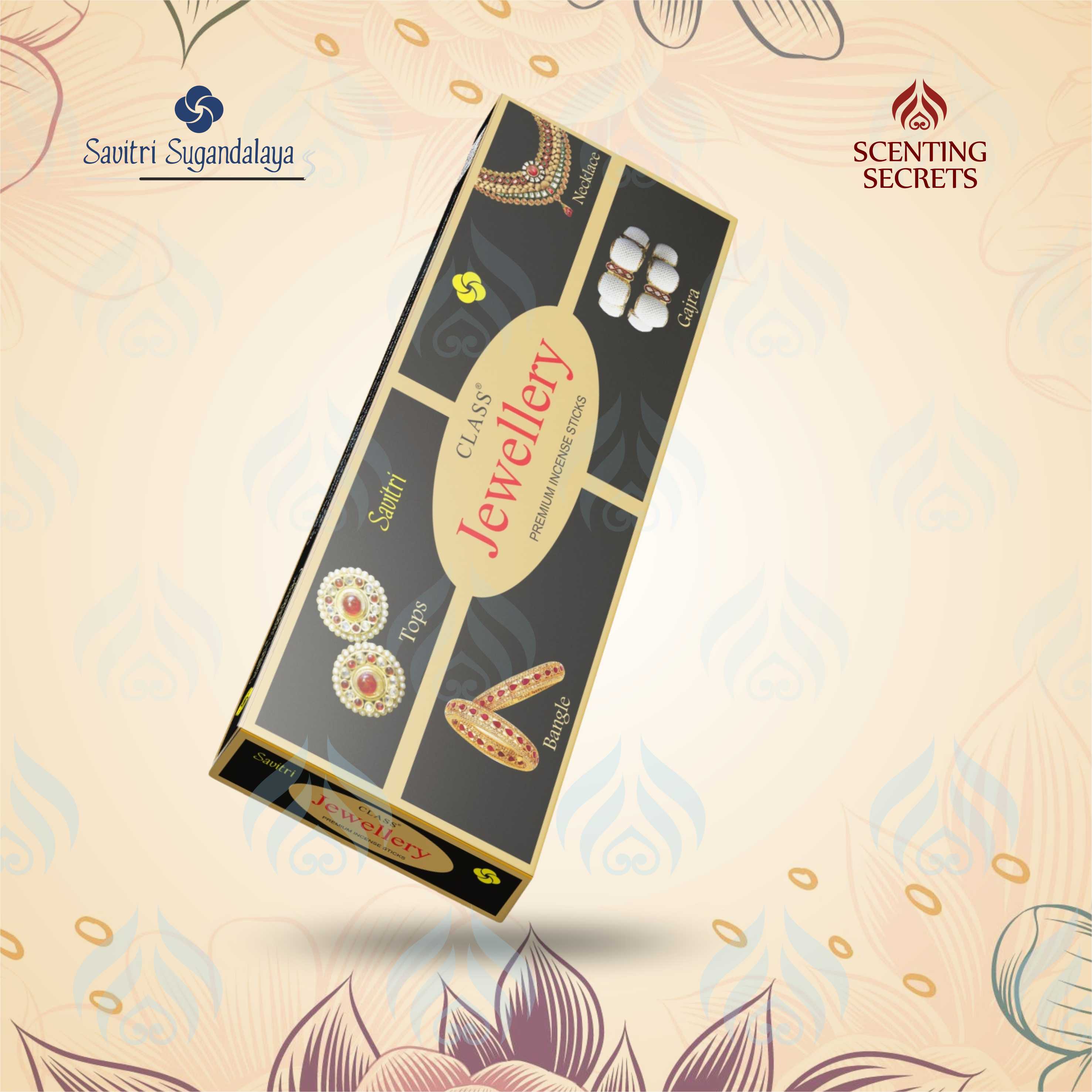 Class Jewellery 4 in 1 Premium Incense Sticks | Savitri Sugandalaya
