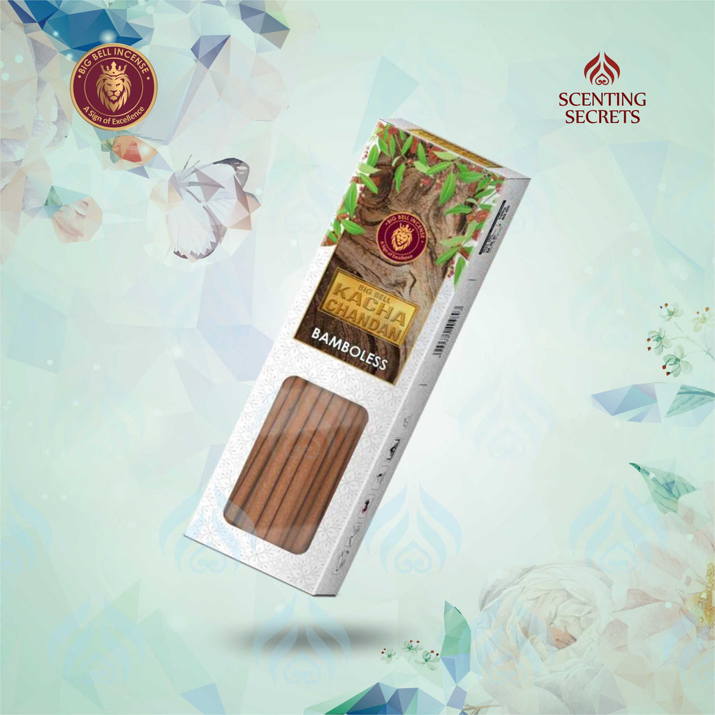 Kacha Chandan Bamboless Sticks by Big Bell Incense