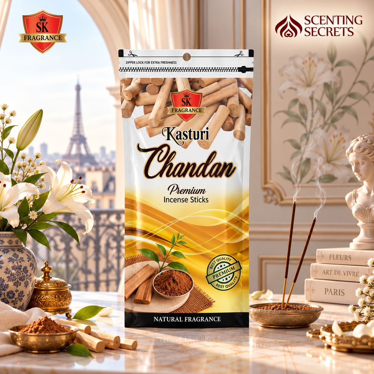 Kasturi Chandan incense sticks by S K fragrance