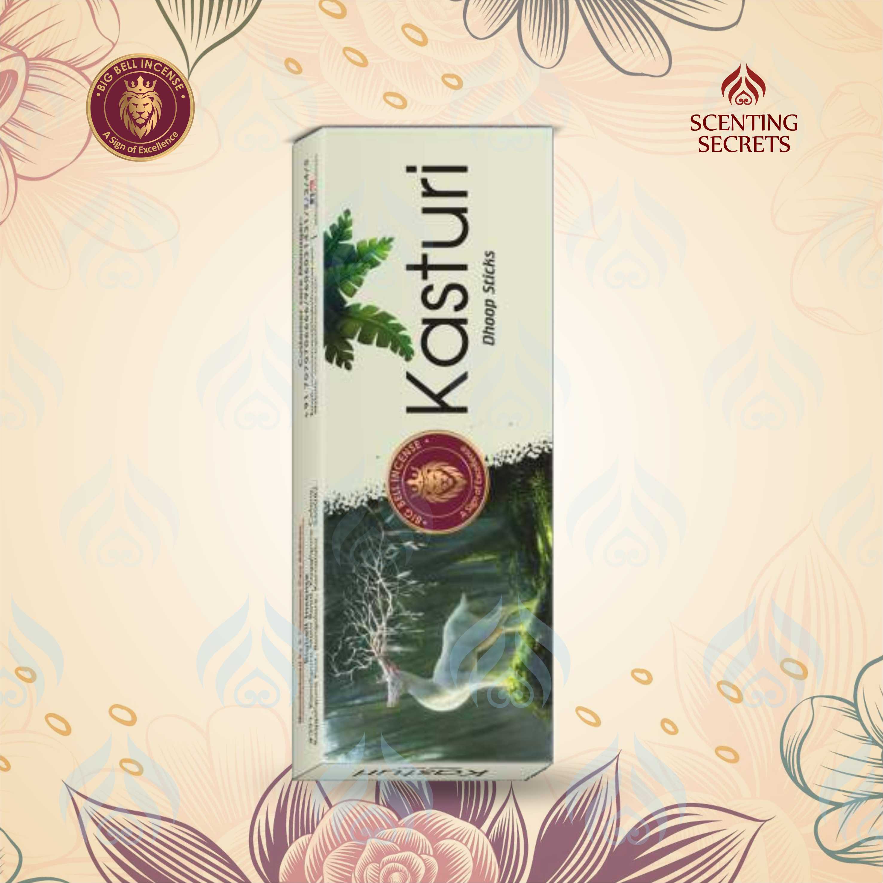 Kasturi Premium dhoop Sticks by Big Bell Incense