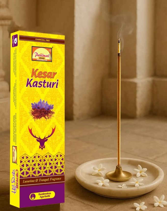 Parimal Mandir | Kesar Kasturi :  केसर कस्तूरी | Bambooless Agarbathi : बांस रहित अगरबत्ती
