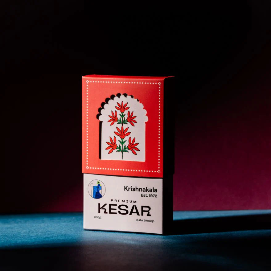 Premium Kesar Luxury wet dhoop by KrishnaKala Wellness