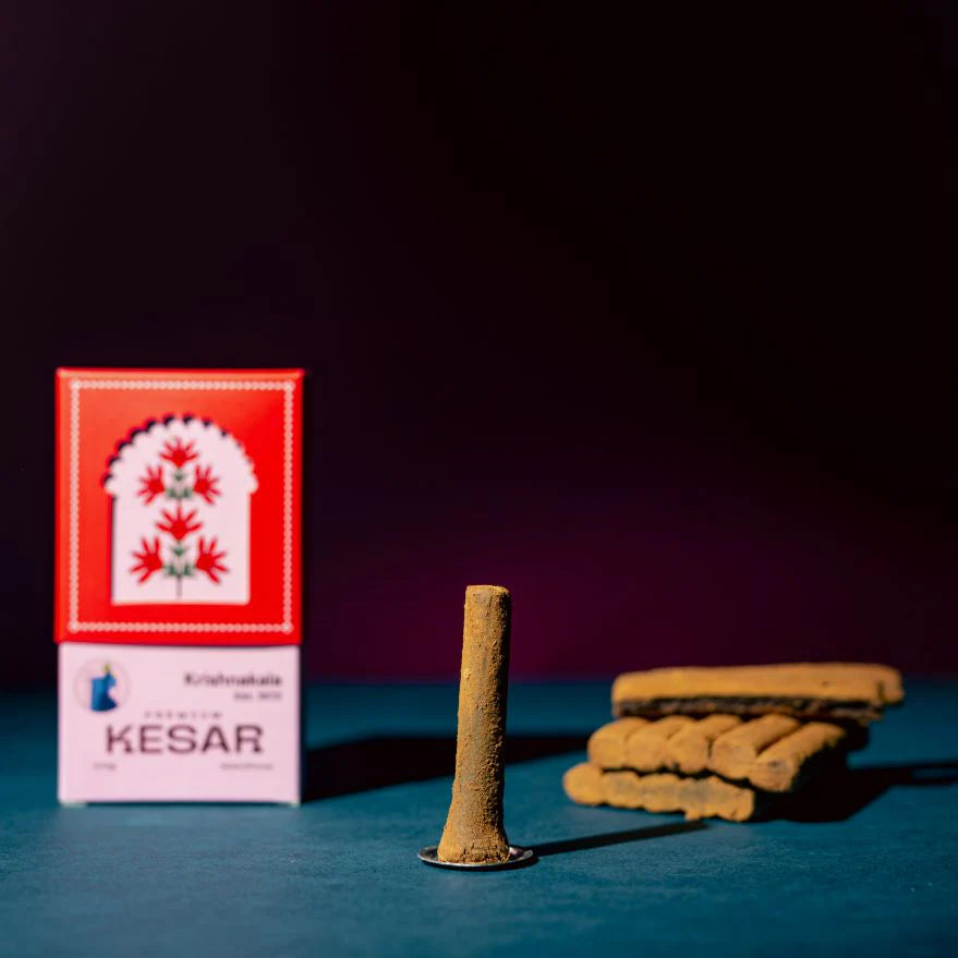 Premium Kesar Luxury wet dhoop by KrishnaKala Wellness