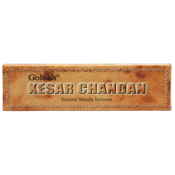 Kesar Chandan Premium incense sticks by Goloka