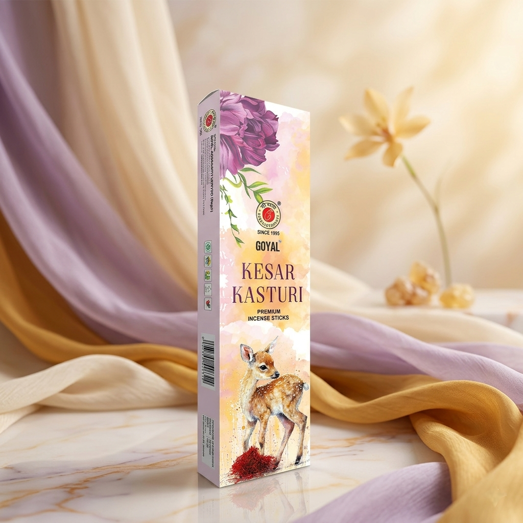 Kesar Kasturi Premium Incense sticks by Goyal Agarbatti Udyog