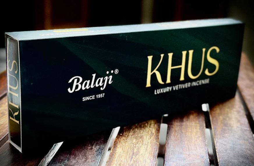 Khus - Luxury Vetiver incense sticks by Balaji Agarbatti