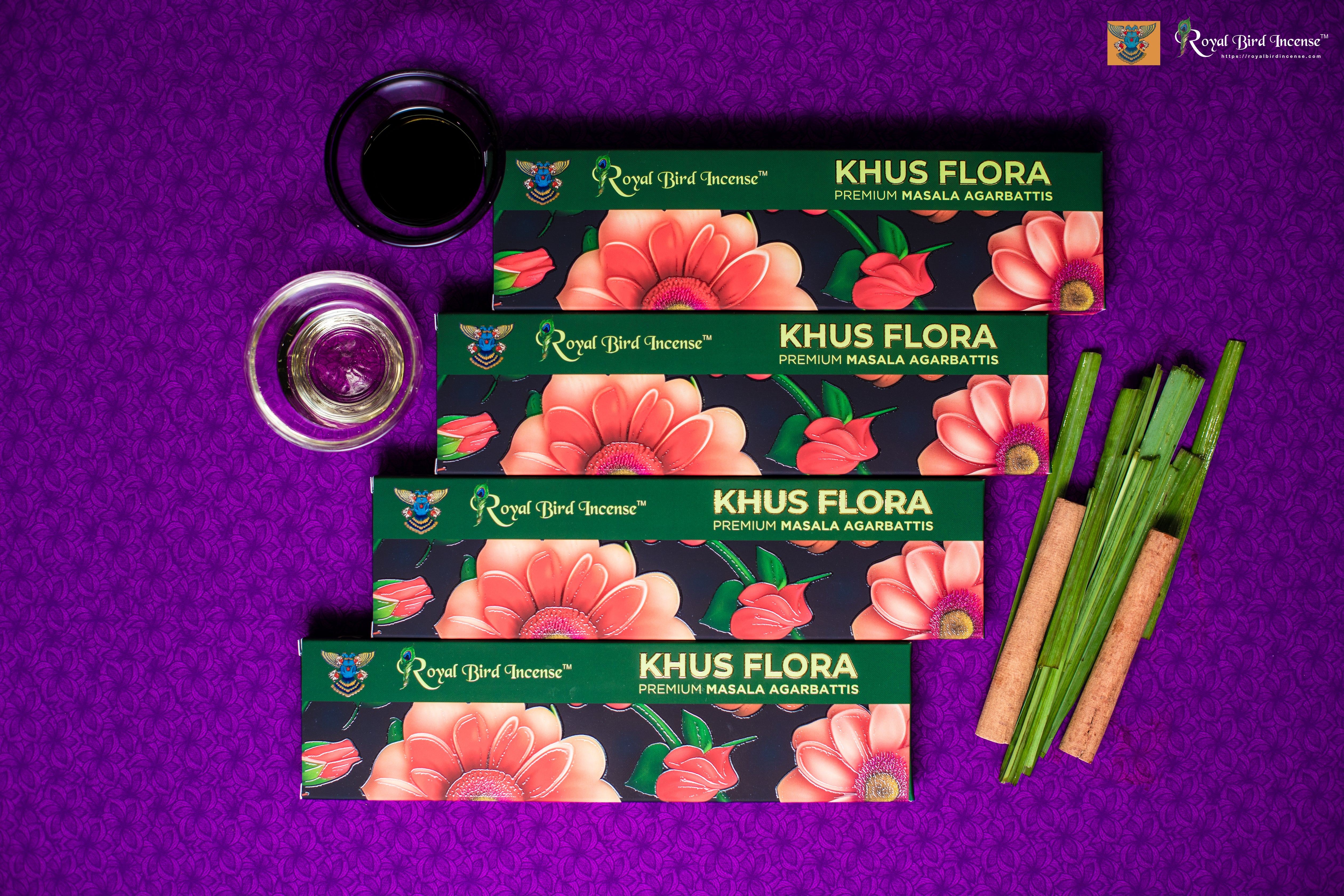 Khus Flora Incense sticks by Royal Bird incense