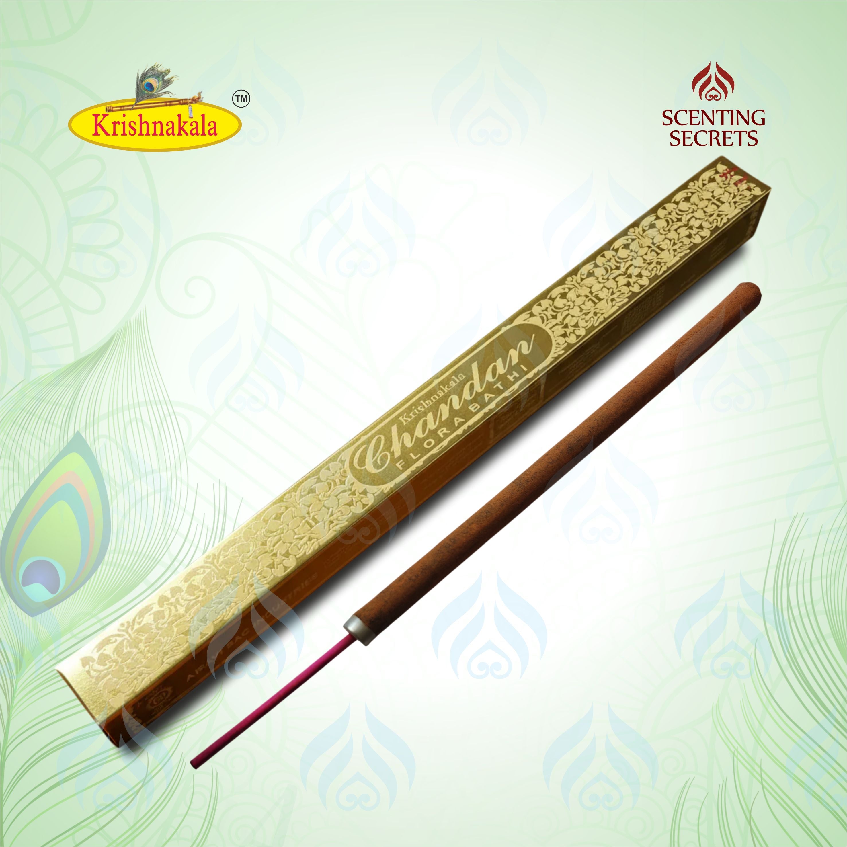 Chandan flora Extra long Agarbathi by KrishnaKala