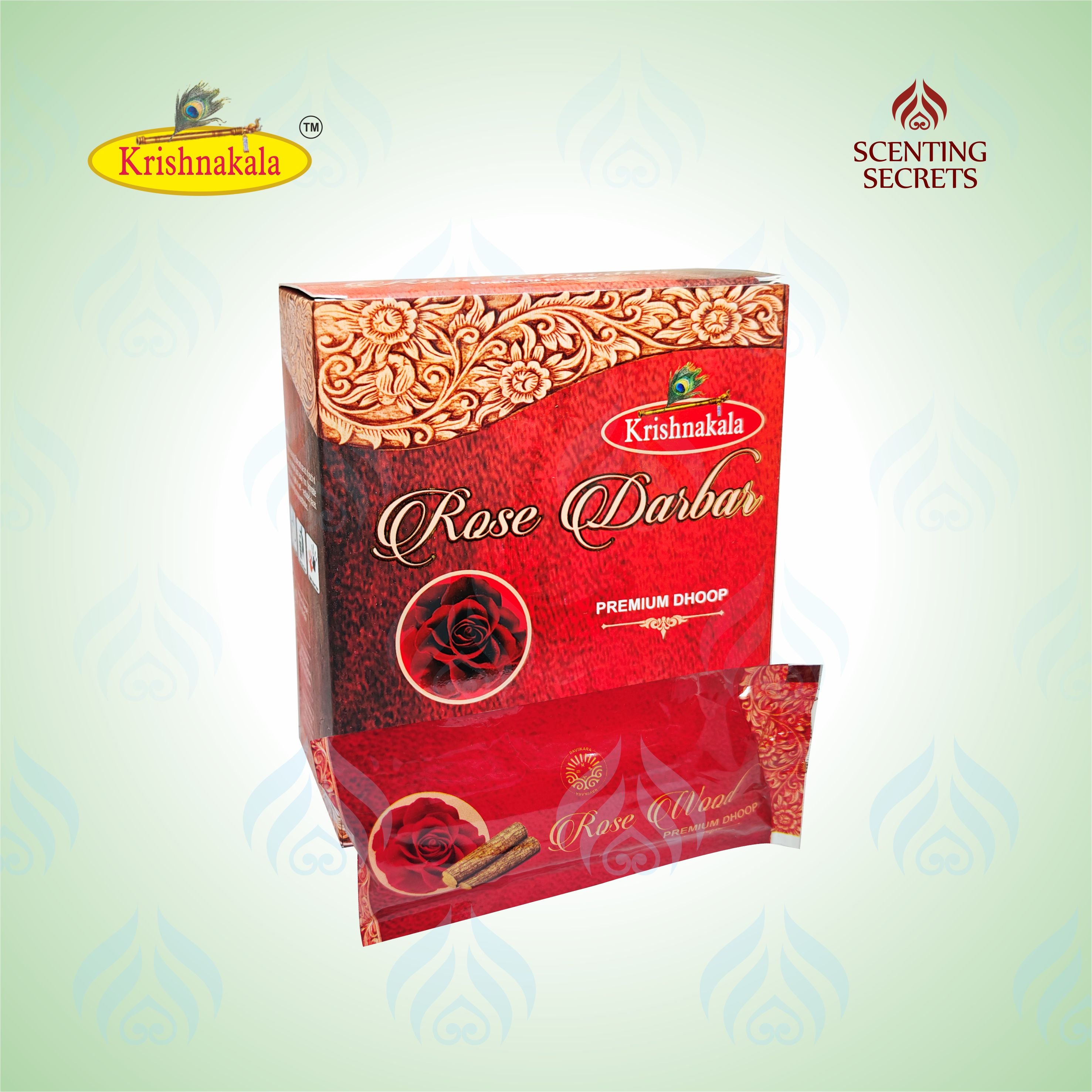 Rose Darbar Luxury Dhoop sticks by KrishnaKala