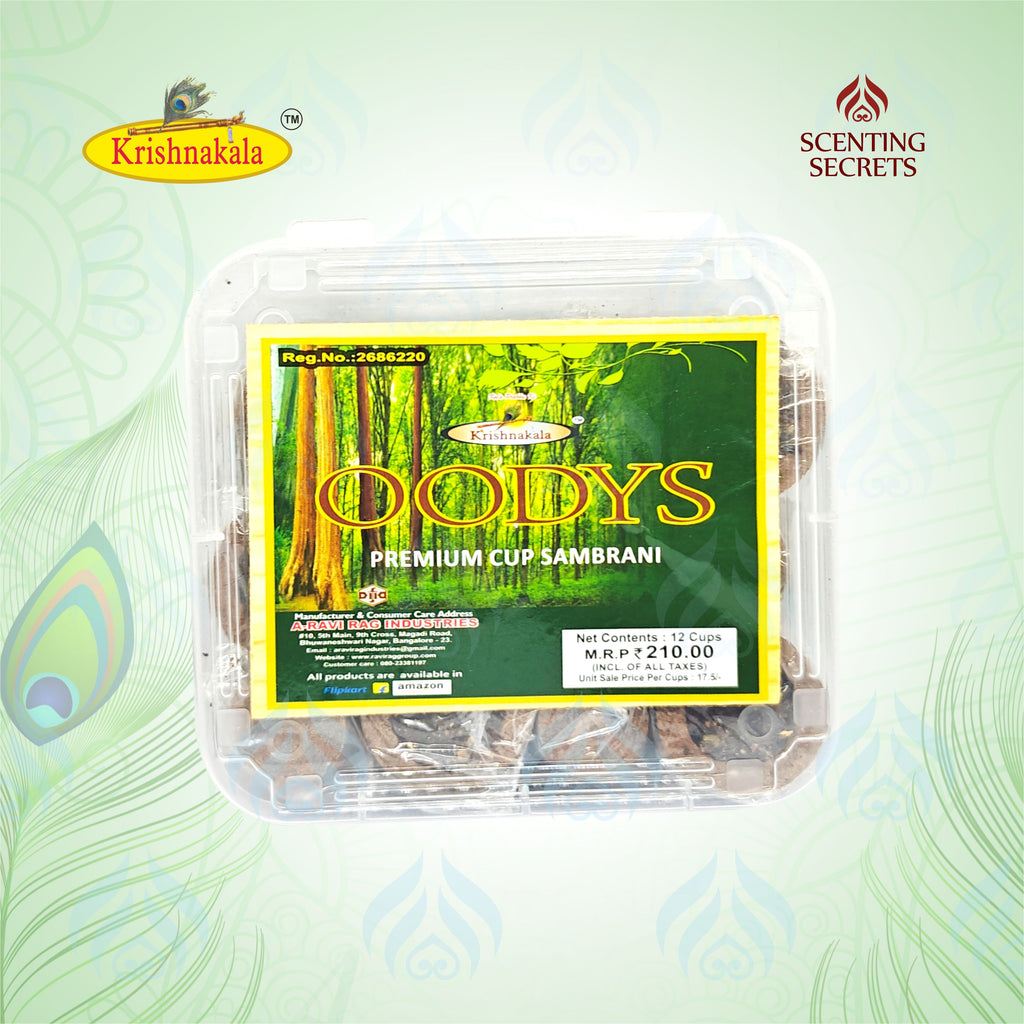 Oodys premium Sambrani Cups by KrishnaKala