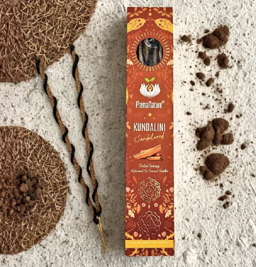 Sandalwood Kundalini  | Kundalini Collection | Incense sticks by PremaNature