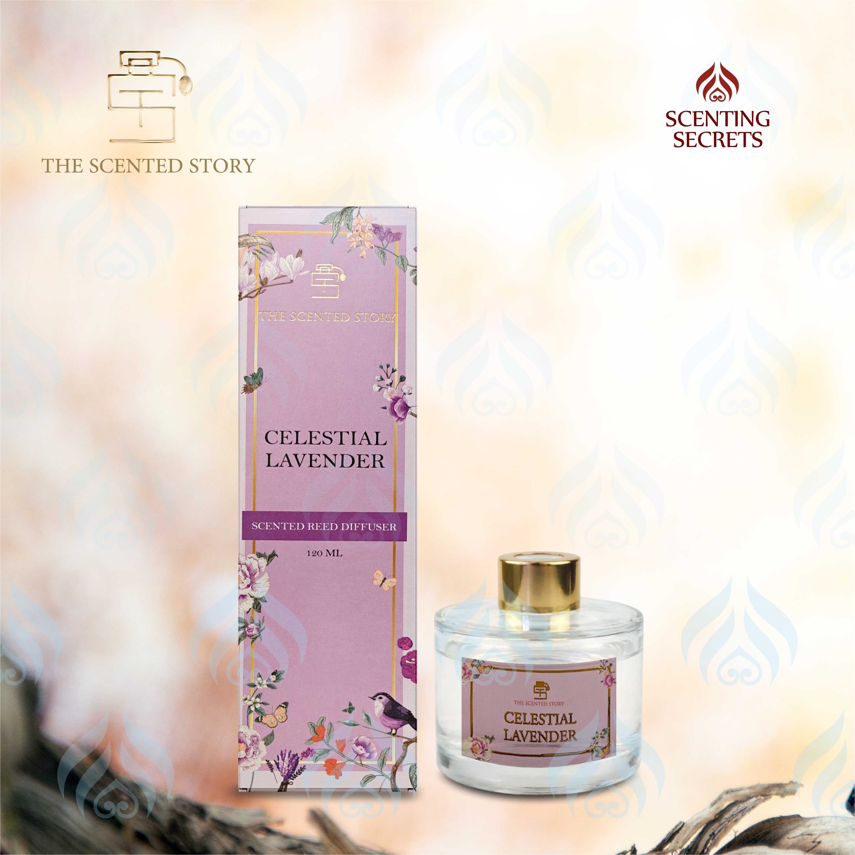 Celestial Lavender Reed diffuser by The Scented story