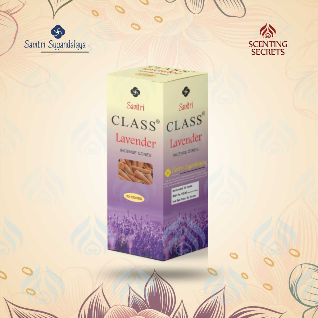 Lavender Incense Cones | Class Collection | Savitri Sugandalaya