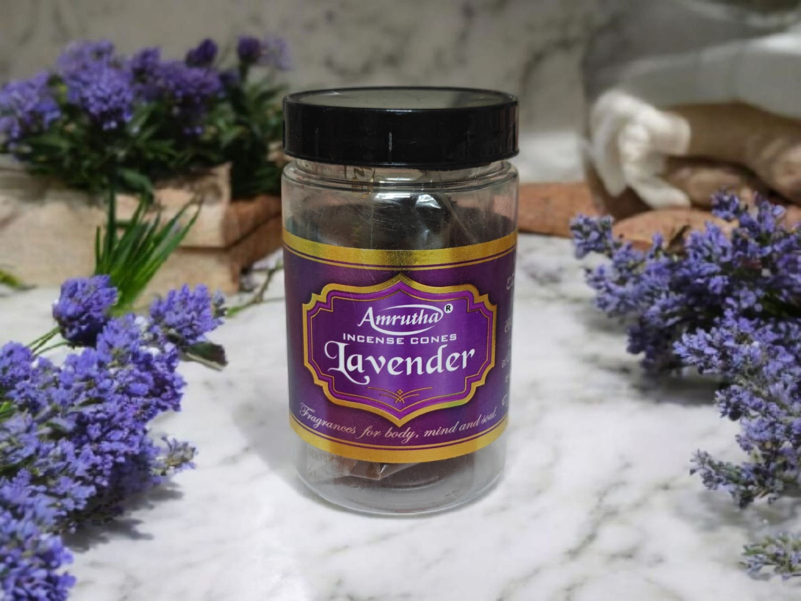 Amrutha Aromatics | Lavender | Premium Dhoop Sticks
