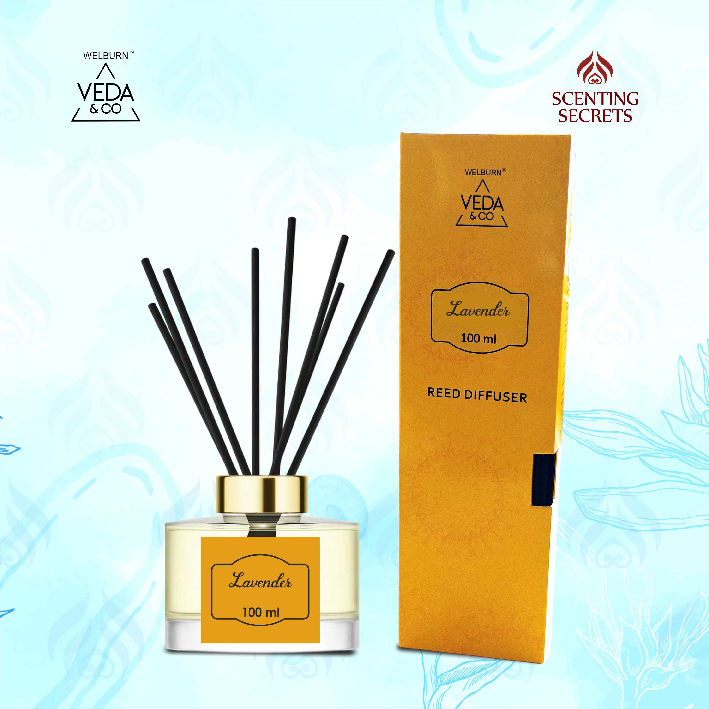 Lavender Reed diffuser by Veda & Co