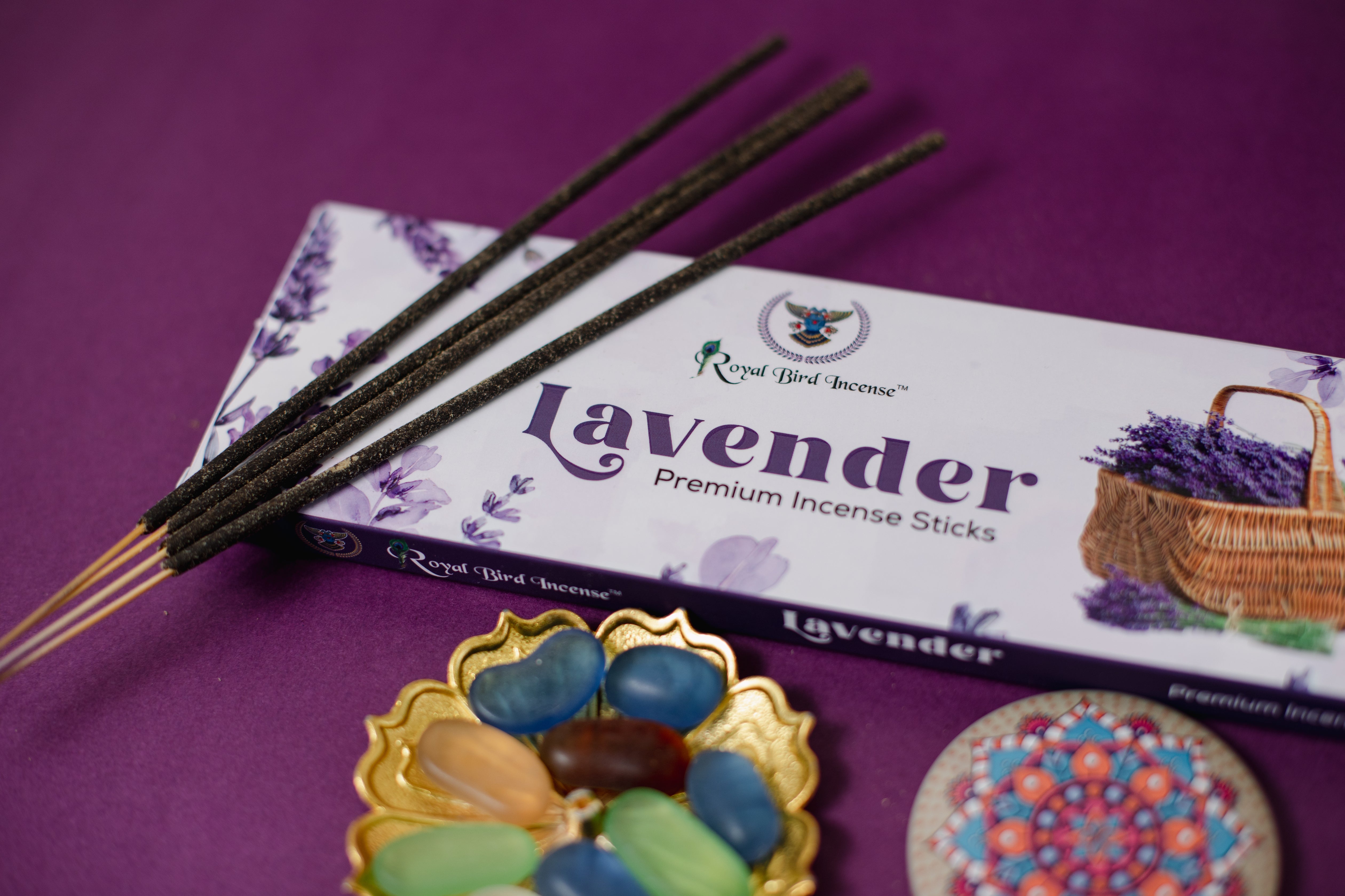 Lavender Luxury Incense sticks by Royal Bird incense