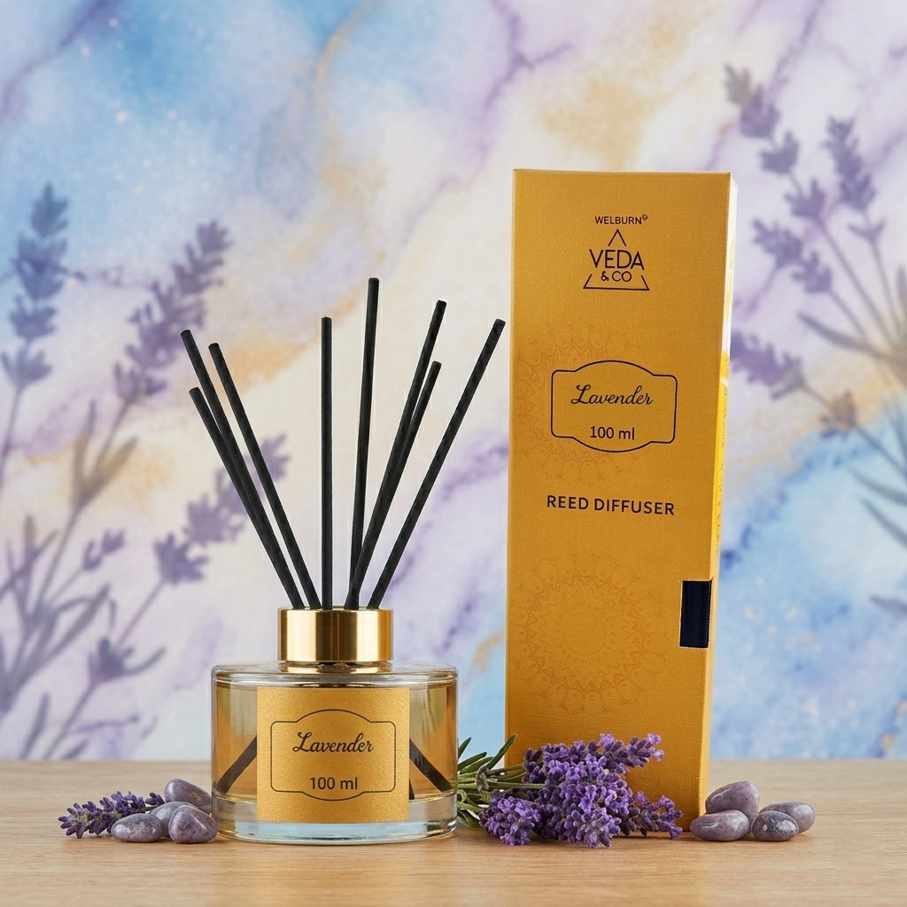 Lavender Reed diffuser by Veda & Co