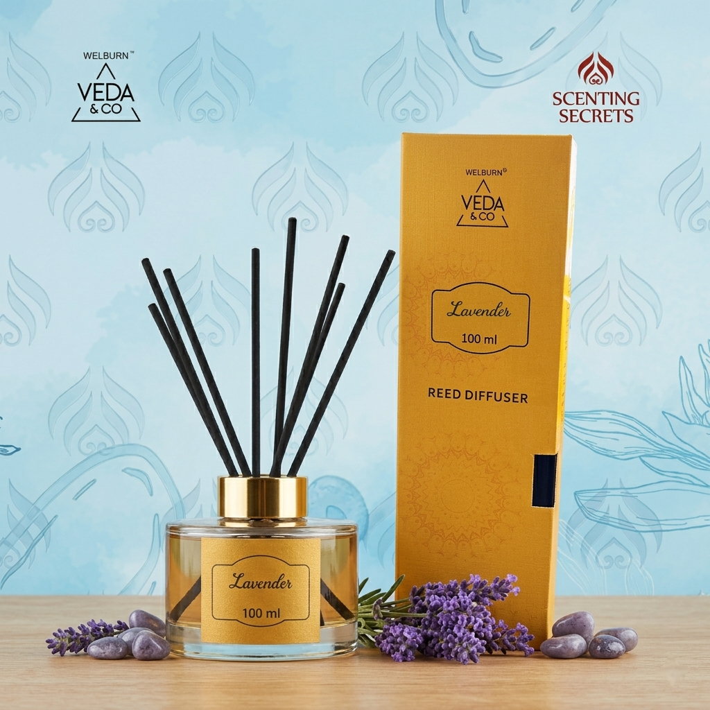 Lavender Reed diffuser by Veda & Co